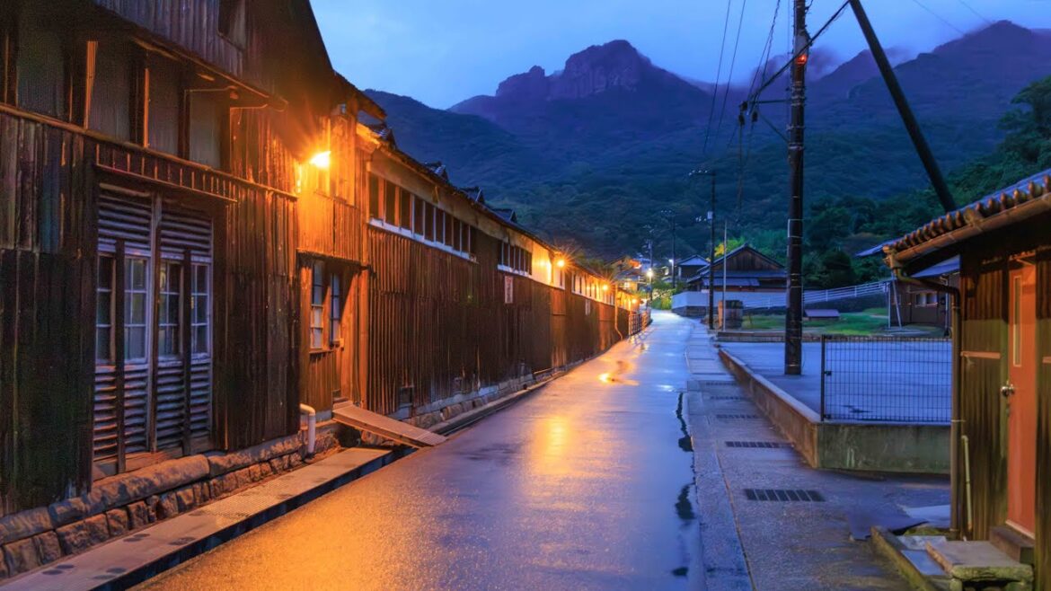 Walking Rainy Streets and Mountain Temples | Shodoshima, Japan