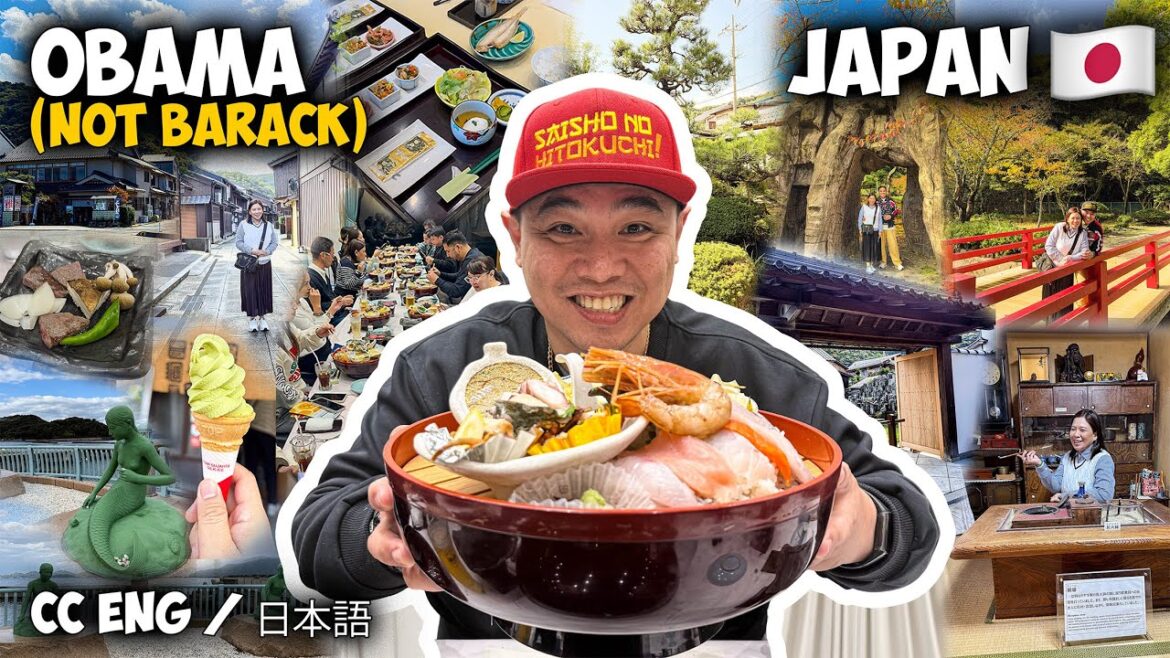 OBAMA JAPAN TRAVEL: Japan’s SECRET Seaside PARADISE! Giant Fresh Seafood Bowl + Little Kyoto 🇯🇵🔥