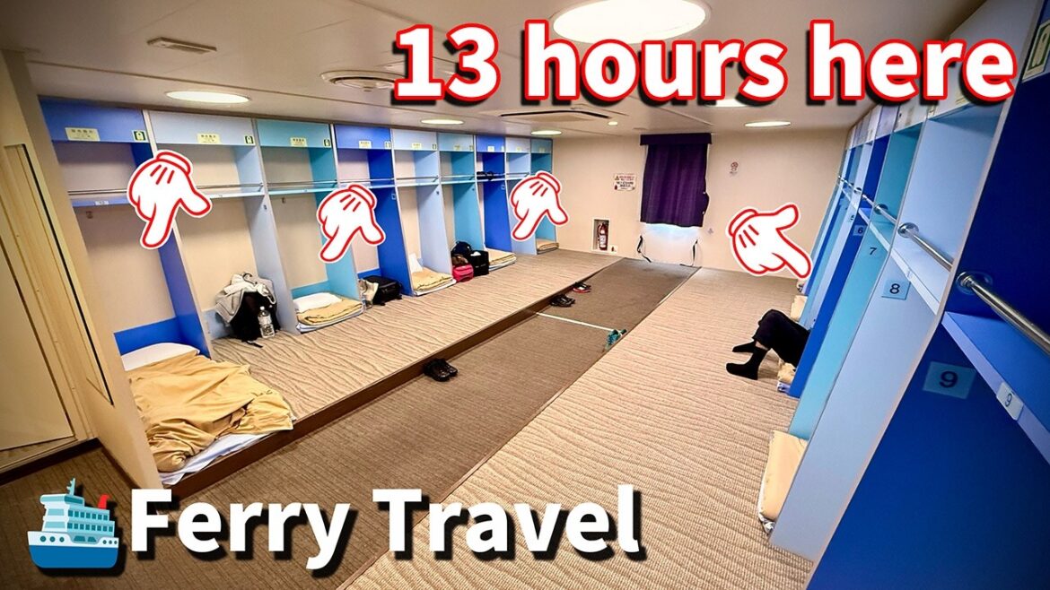 I Took Japan’s Cheapest $25 Ferry... And Slept in a Shared Room 😬