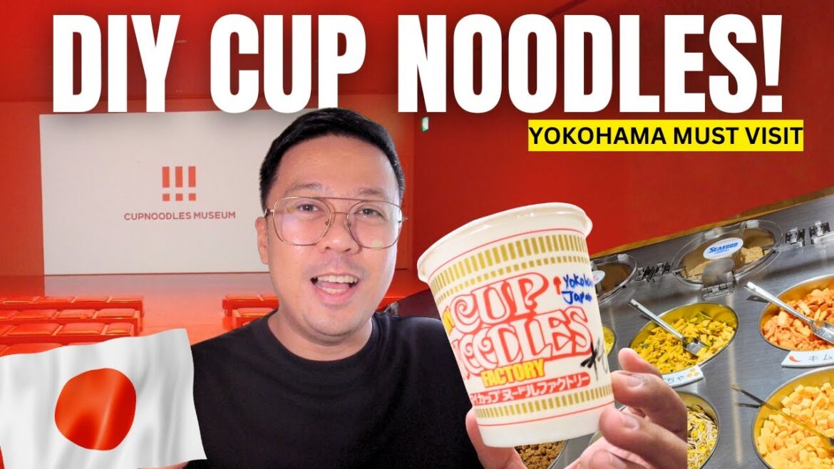 DIY Cup Noodles Experience in Japan! Yokohama Cup Noodles Museum Full Tour Japan Vlog 2025