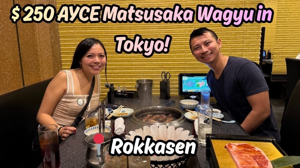 $250 All You Can Eat Matsusaka Wagyu in Tokyo 🍖 | Is Rokkasen Worth It?