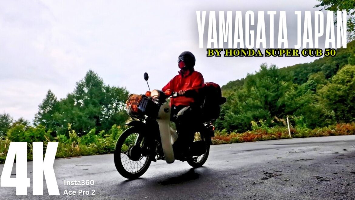 Travel in Yamagata | Exploring "Dewasanzan" by Super Cub 50 [4K]