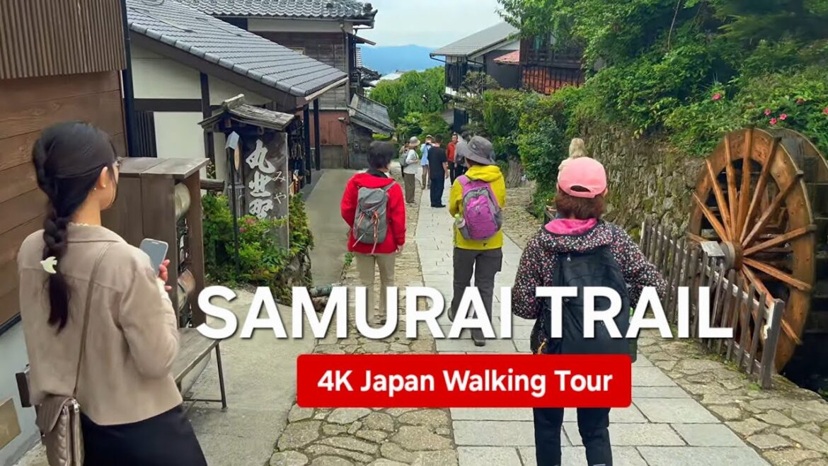 Japan's Most Beautiful Trail 🇯🇵 The Nakasendo | 4K HDR Walking Tour (Magome to Tsumago)