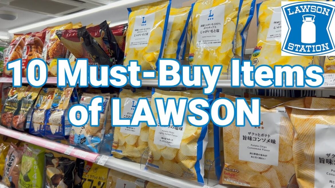 Top 10 Must-Buy Items in LAWSON(Convenience Store)  in Japan🇯🇵 | Shopping Guide in Japan🇯🇵