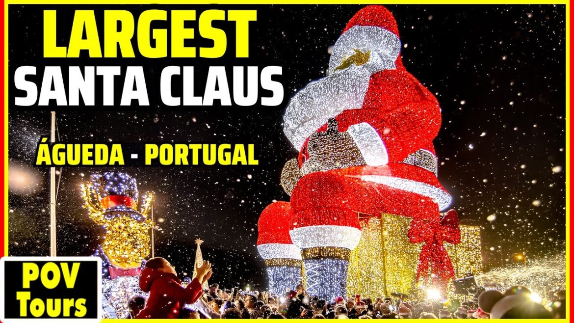 🔴The LARGEST Santa Claus in the World! Águeda, Portugal 🔴The LARGEST Santa Claus in the World! Águeda, Portugal