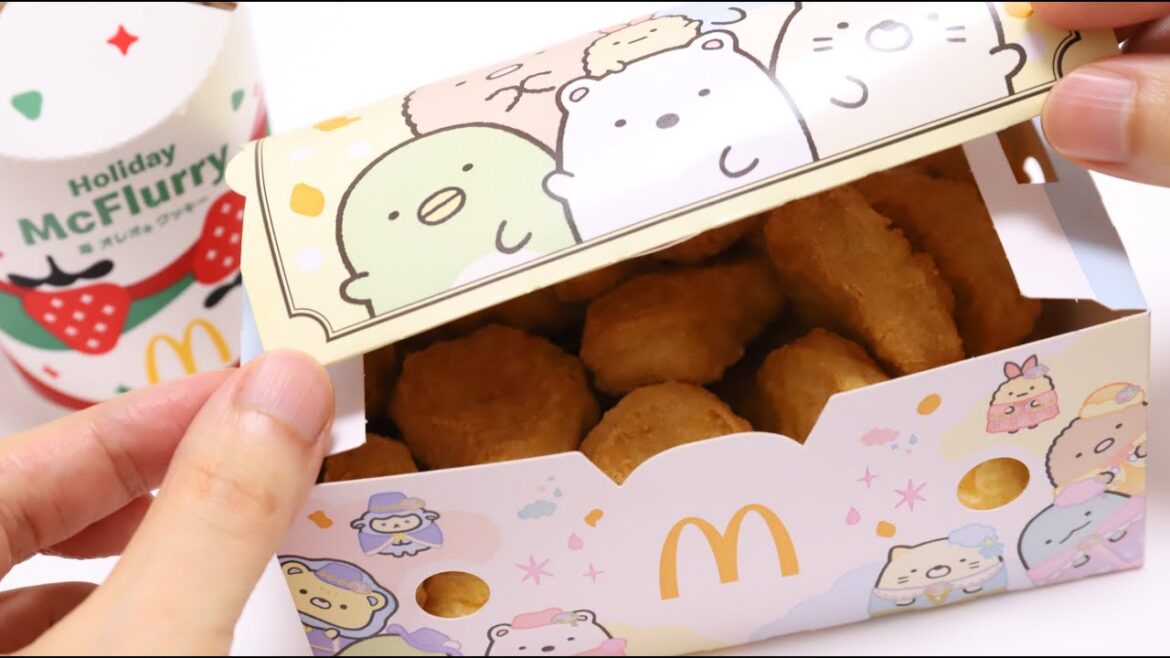🍔Mcdonald’s Sumikko Gurashi Chicken McNuggets and McFlurry Strawberry OREO Cookie 🍔Mcdonald's Sumikko Gurashi Chicken McNuggets and McFlurry Strawberry OREO Cookie