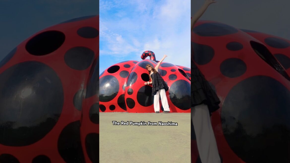 Worth the queue for it. This is the Red Pumpkin from Naoshima #yayoikusama