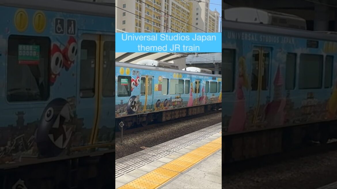 Universal Studios Japan Train at Universal City Station #shorts #usj #universalstudiosjapan Universal Studios Japan Train at Universal City Station #shorts #usj #universalstudiosjapan
