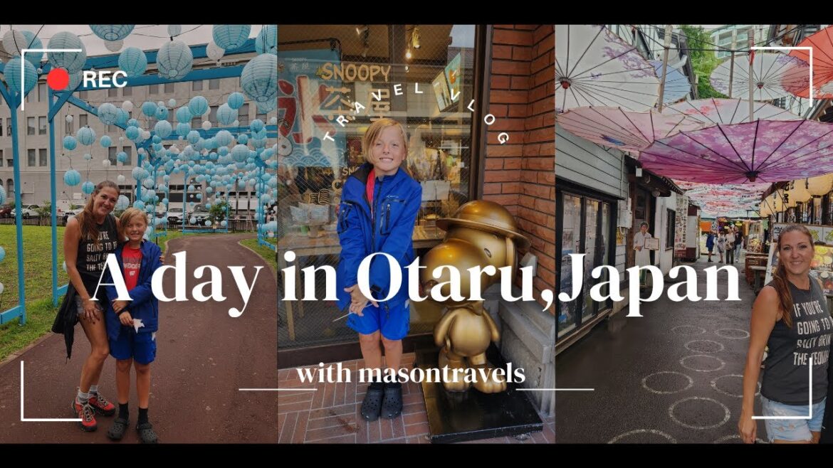 Otaru, Japan Travel Vlog | Trying Sake & Cucumber on a Stick!