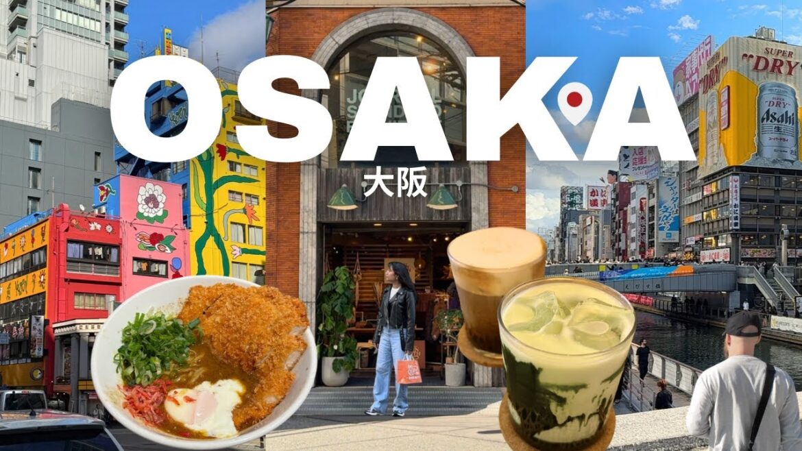 Osaka, Japan travel vlog 🇯🇵 New sashimi spot, Orange Street, cafes, and shopping!