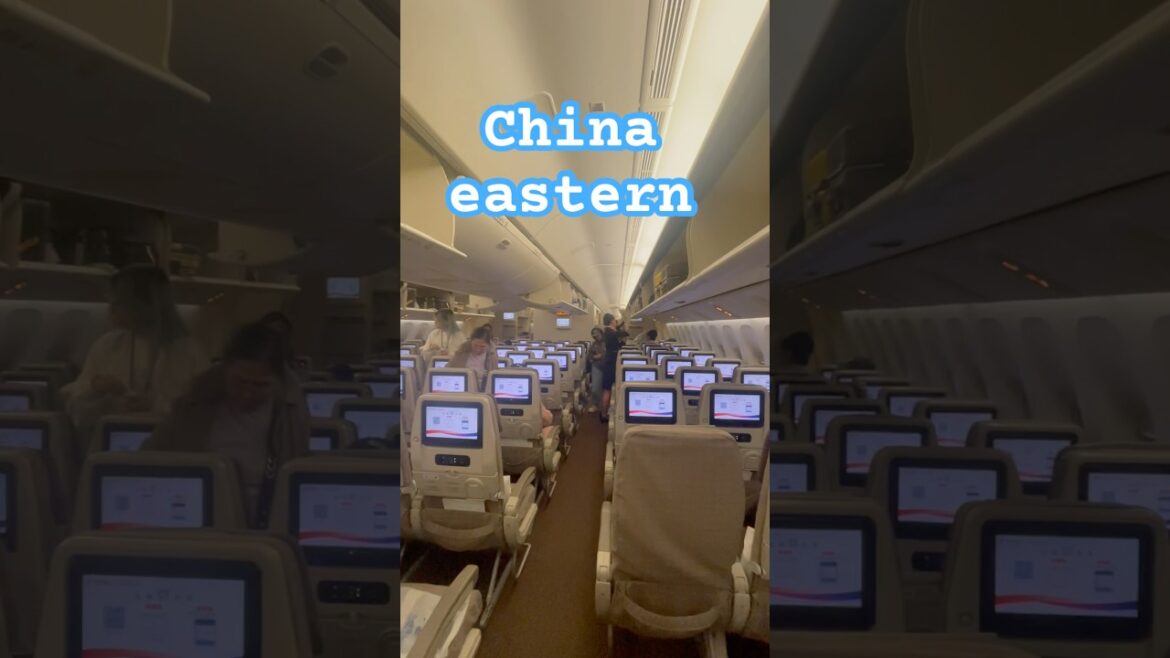 On board China Eastern to Shanghai 🇨🇳 #china #airlines #shanghai #travelvlog #subscribe #flying