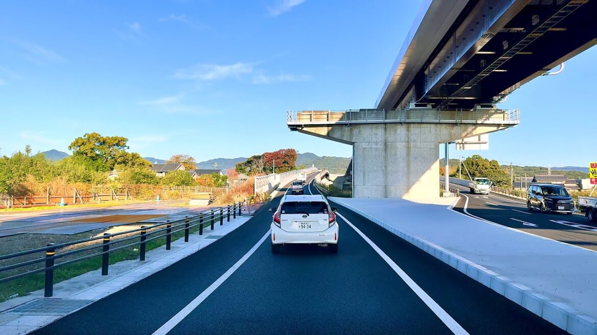 National Route 23 Gamagori Bypass | Toyokawa City Aichi Prefecture | JAPAN Road Trip | 4K HDR