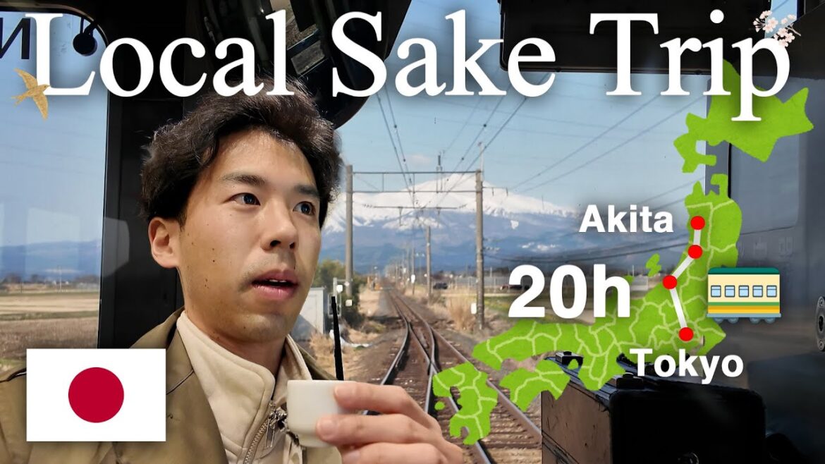 I rode local train from Tokyo to Akita to find the best sake in Japan!