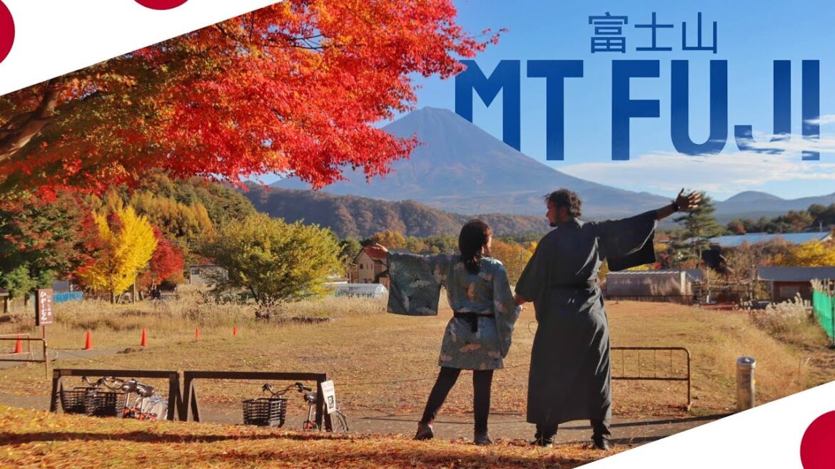 MONTE FUJI no Japão: 15 lugares para conhecer em Kawaguchiko e região! 4K