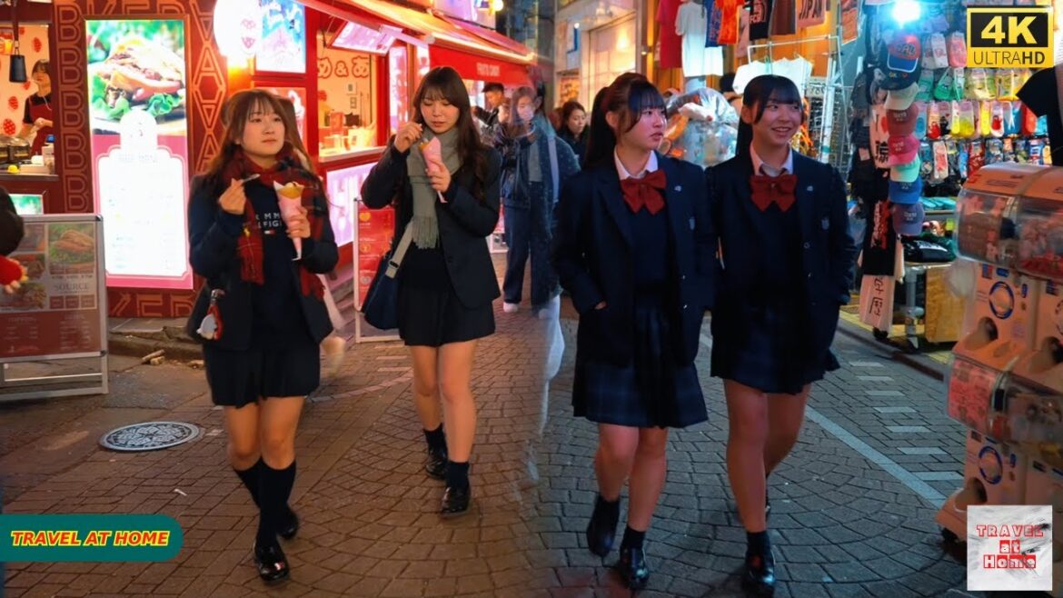 4K HDR Japan travel 2025 | Walk in Harajuku（原宿）Tokyo Japan |Relaxing Natural City ambience