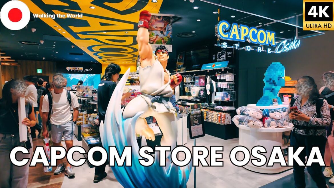 Ultimate CAPCOM Store Walkthrough in Osaka Japan! [4K]