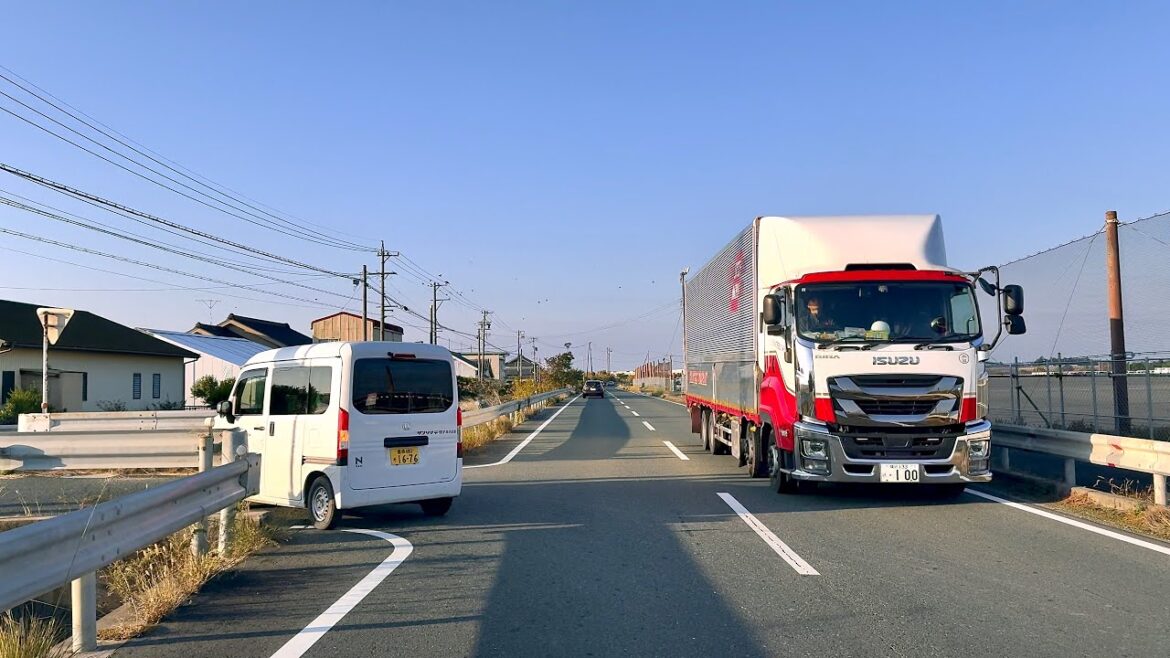 Toyohashi Port | Car Import Export Shipping Port | JAPAN Road Trip | 4K HDR