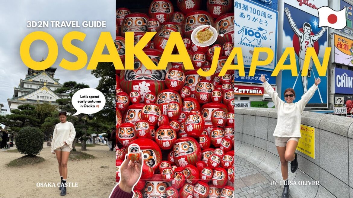 Osaka Travel Guide 2025 🇯🇵 (3D2N) | Must-See Spots, Best Food Spots & Budget Hotels for First Timers