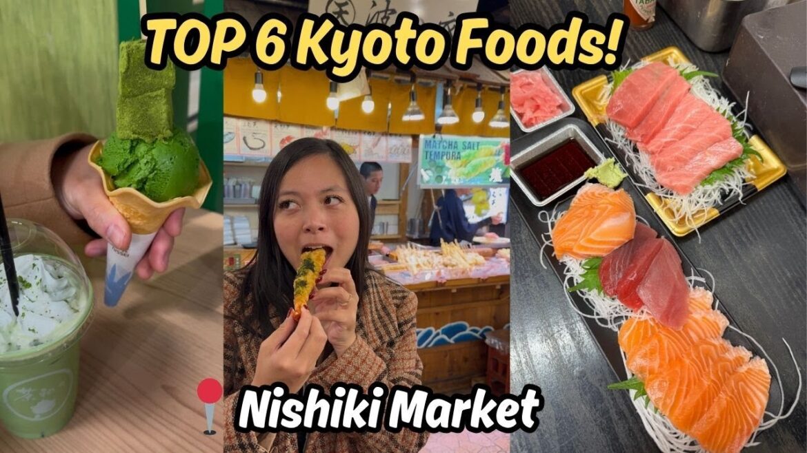 Top 6 Foods You MUST Try at Kyoto’s Nishiki Market 🍣🍵