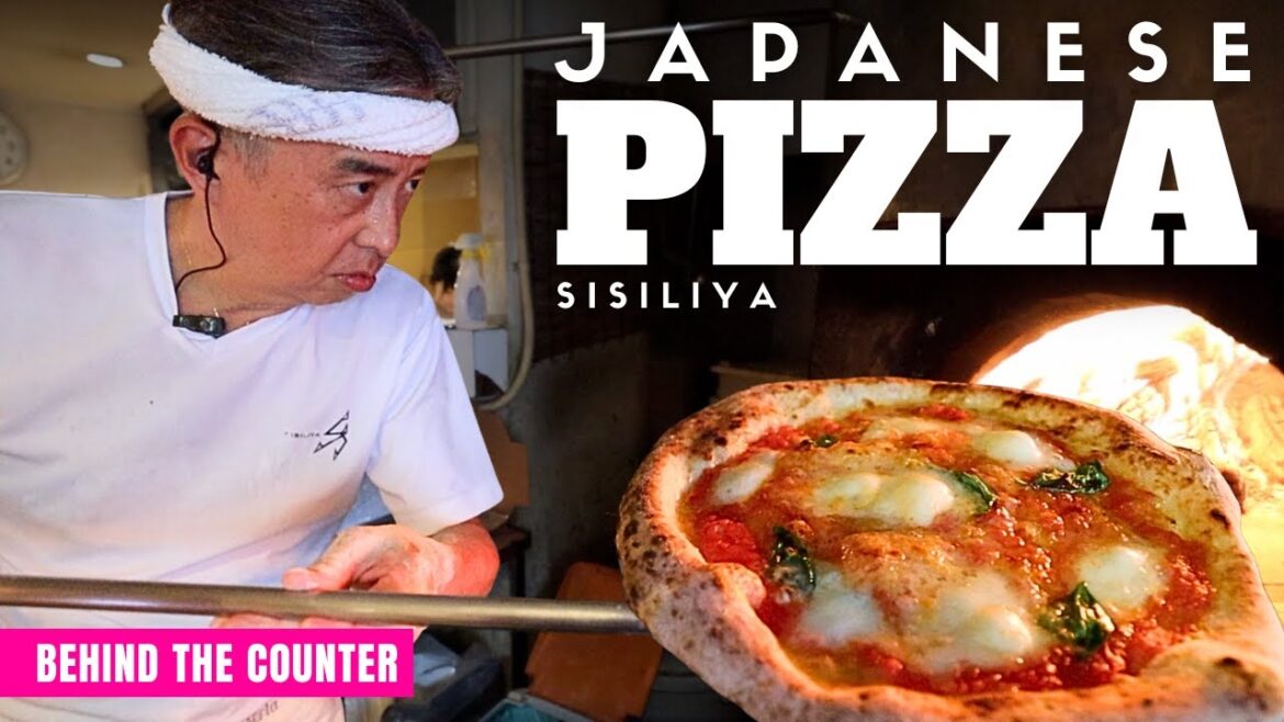 Behind the Counter at a #1 Japanese Pizza Restaurant Behind the Counter at a #1 Japanese Pizza Restaurant