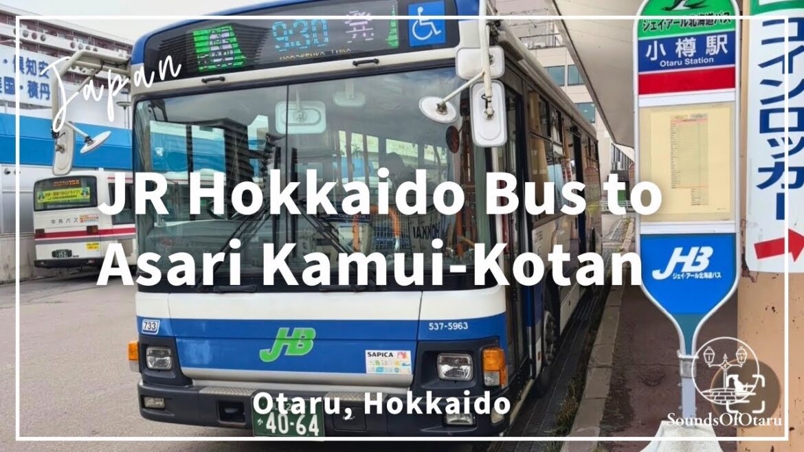 【Otaru Walk | Bus Trip】JR Hokkaido Bus to Asari Kamui-Kotan