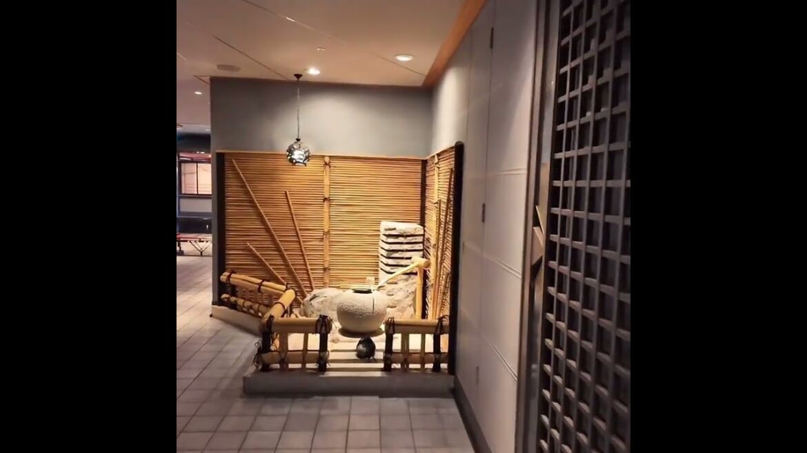 神戸ポートピアホテルの寿司🍣・天ぷら🍤・日本料理の入口　Kobe Portopia Hotel's Sushi, Tempura, and Japanese Cuisine Entrance