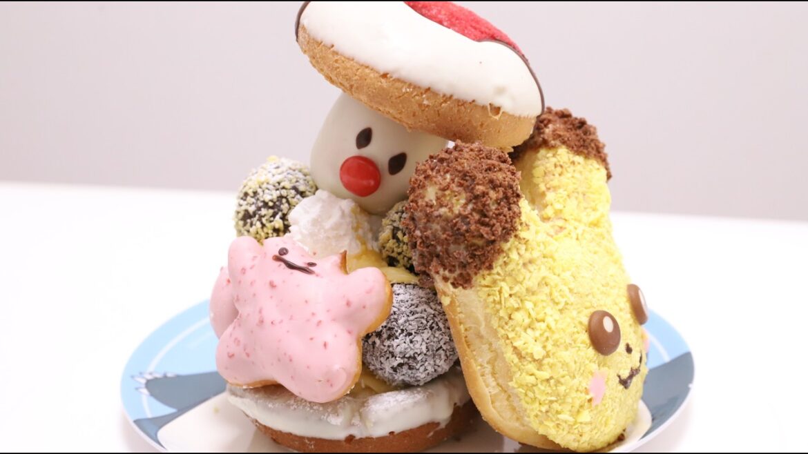 🍩Pokemon Donuts Pikachu and Ditto Donuts Tree Japanese Donut Shop Misdo 🍩Pokemon Donuts Pikachu and Ditto Donuts Tree Japanese Donut Shop Misdo