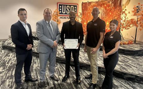 AEC strengthens longstanding partnership with USO Okinawa through latest $16,000 donation and center refresh AEC strengthens longstanding partnership with USO Okinawa through latest $16,000 donation and center refresh