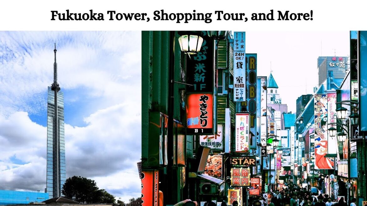 Fukuoka Day Trip | Tower Views, Seaside Park & Shopping Adventure