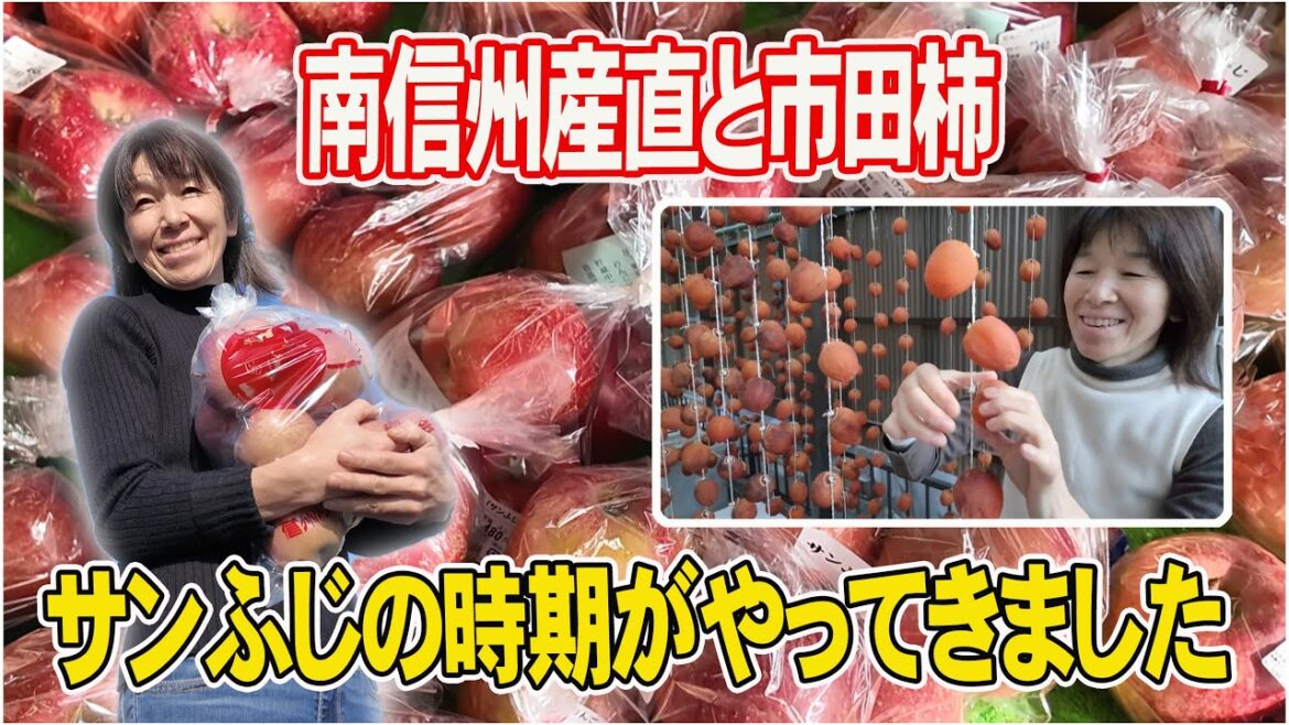 【南信州】産直巡りと大量の市田柿を作ります 【南信州】産直巡りと大量の市田柿を作ります