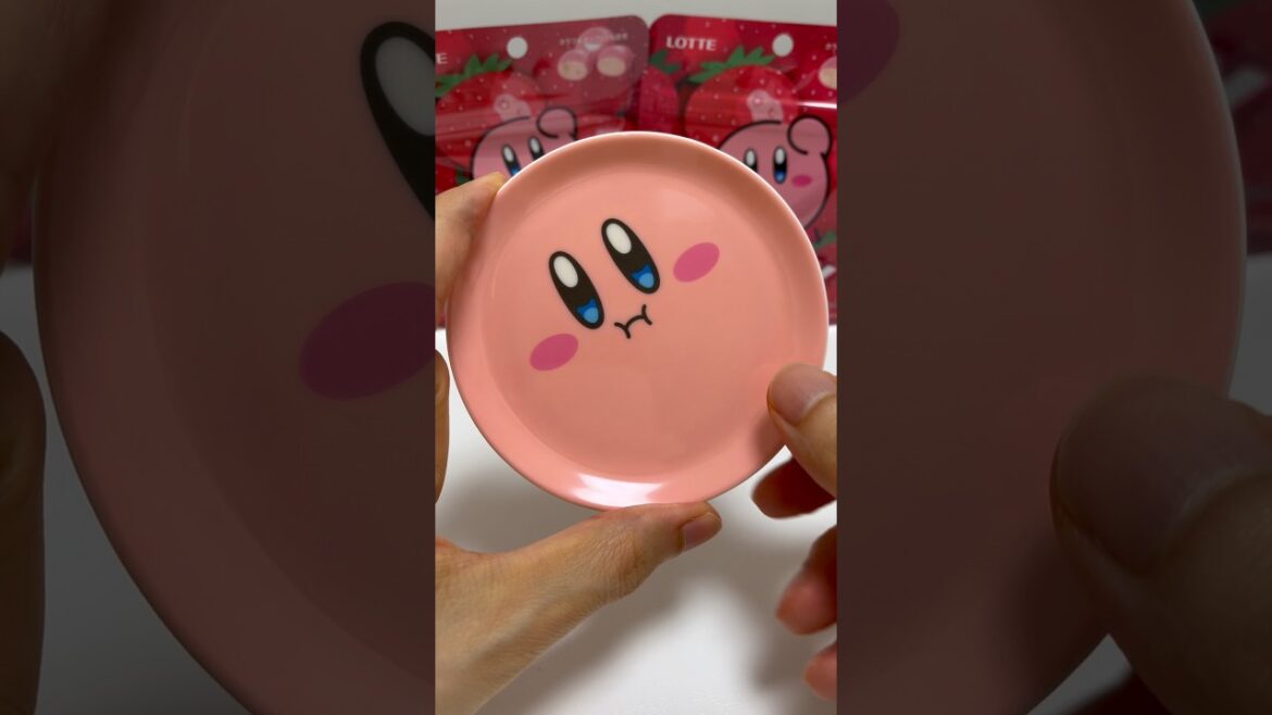 🎁Kirby Small Plate Familymart Collaboration Campaign freebie #shorts 🎁Kirby Small Plate Familymart Collaboration Campaign freebie #shorts
