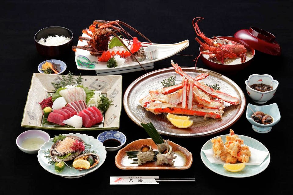 Takai kaiseki lobster set