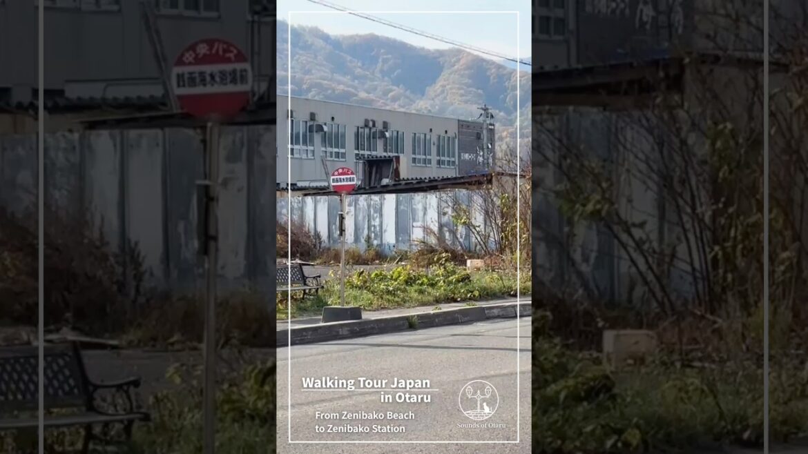 WALKING TOUR JAPAN IN OTARU|From Zenibako Beach to Zenibako Station #Shorts WALKING TOUR JAPAN IN OTARU|From Zenibako Beach to Zenibako Station #Shorts