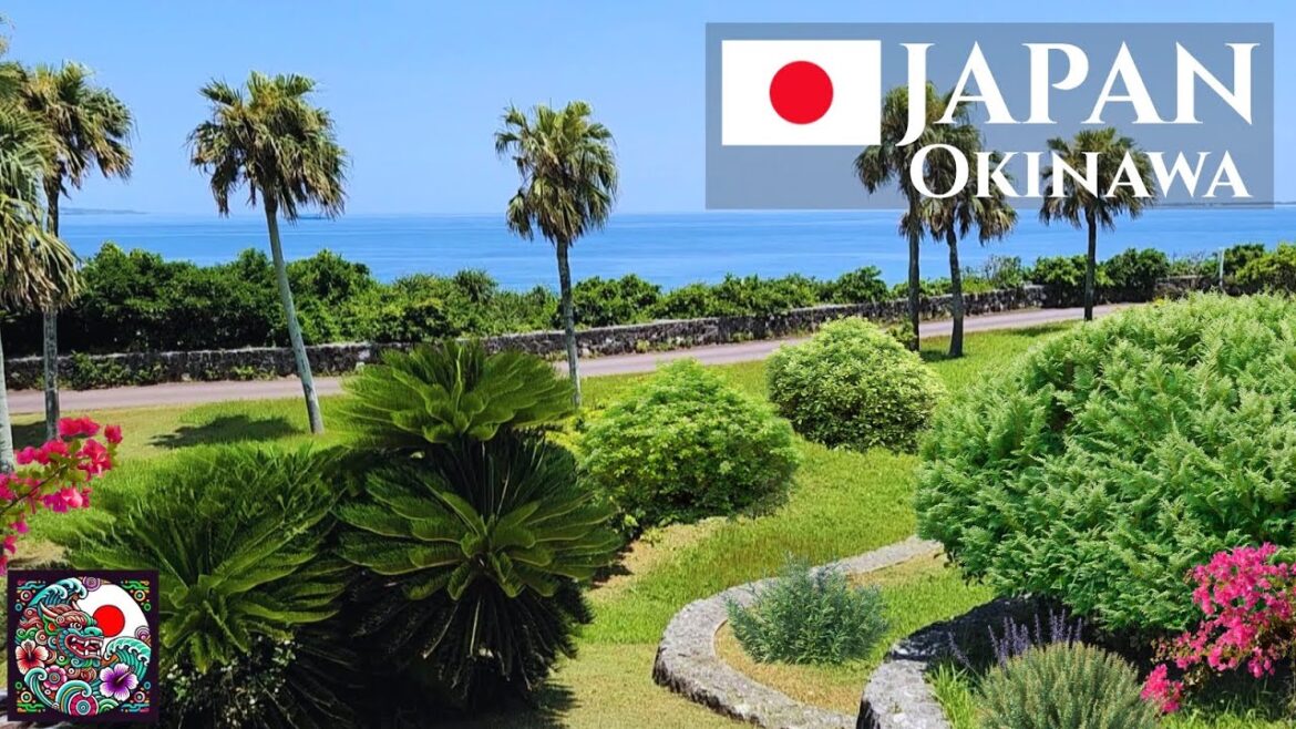 Walking Tour through Nature and Tropical Landscapes. Visit a Vast Botanical Garden in Japan