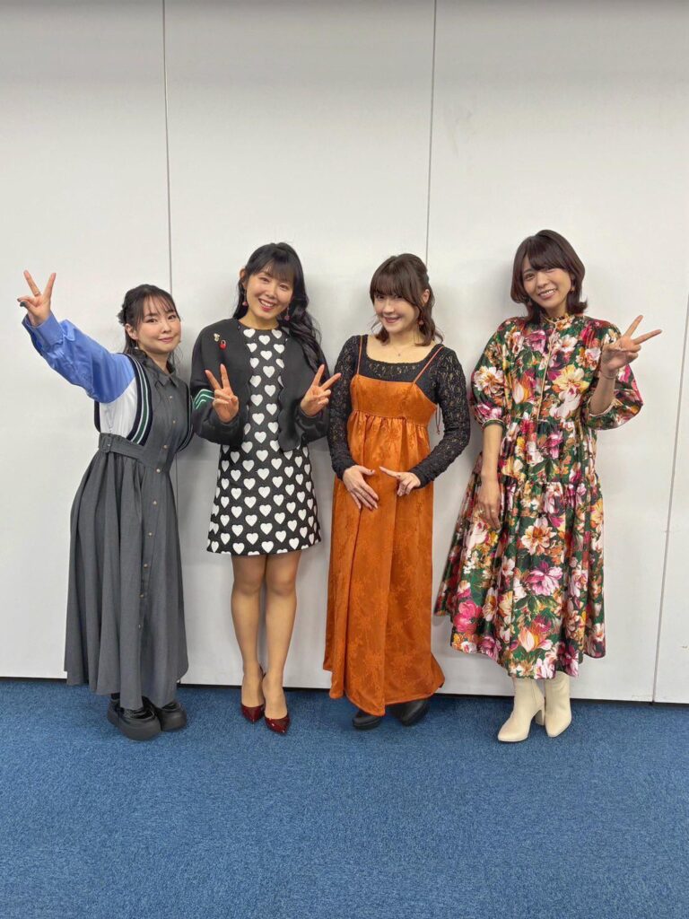 Toyosaki Aki, Satou Rina, Arai Satomi, and Kanae Ito at the "A Certain Scientific Railgun" Screening Event