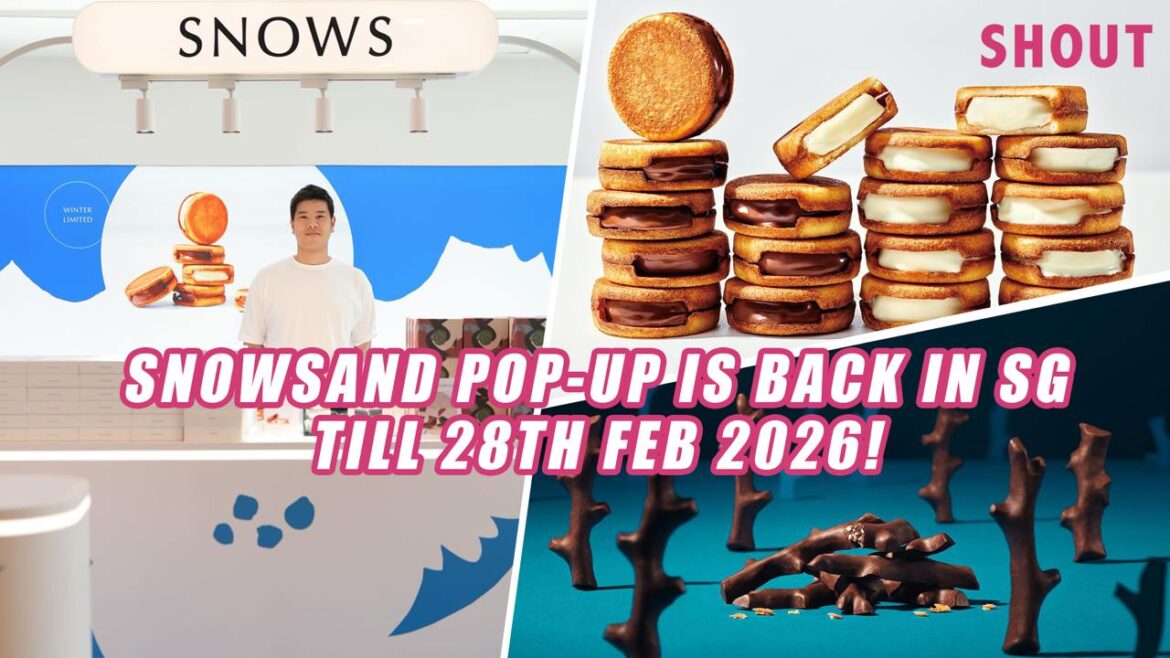 POPULAR SNOWSAND SWEETS FROM HOKKAIDO ARE BACK IN SINGAPORE TILL 28TH FEBRUARY 2026!