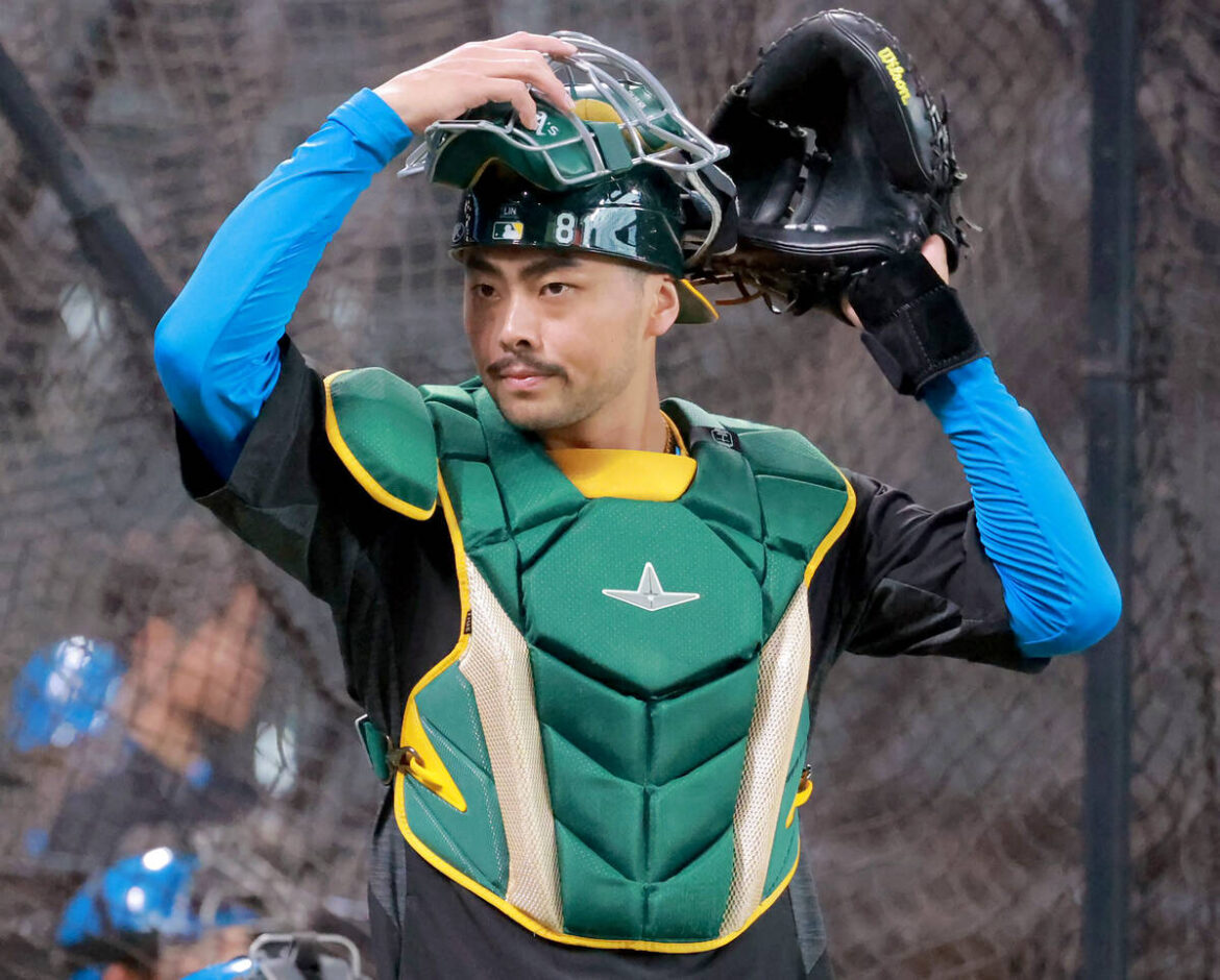 Taiwanese national team catcher Lyle Lin participated in Nippon-Ham
