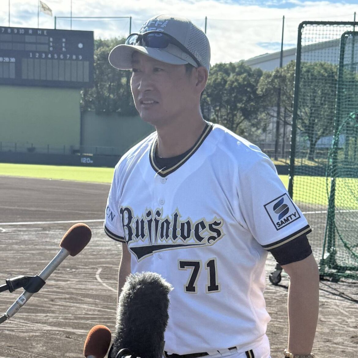Orix Kochi training camp begins… Manager Mamoru Kishida: “Kochi is famous for its sake and bonito. We want to eat lots of it.” | Pacific League League.com Orix manager Kishida responding to an interview
