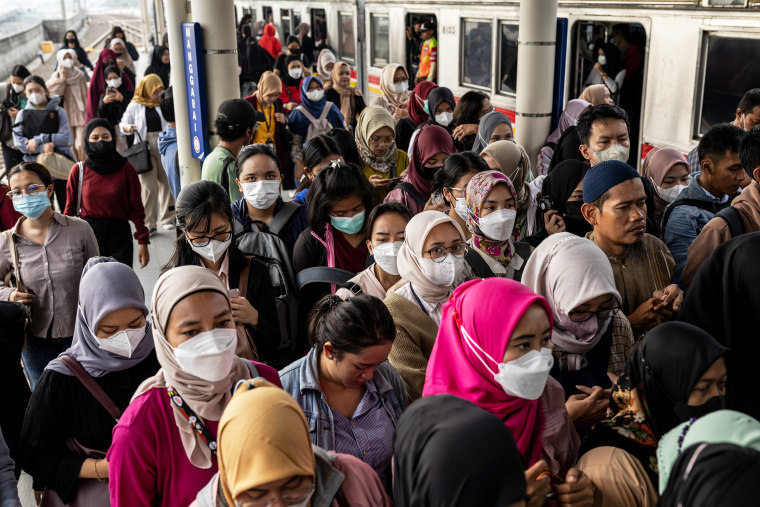 Jakarta population density ahead of the relocation of the nation's capital