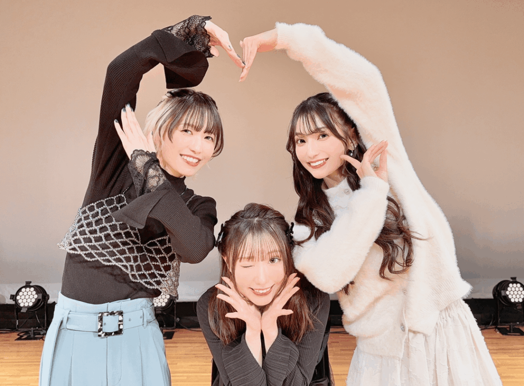 Matsui Eriko, Suzuki Aina, and Kouno Marika from Their NijiRingClub and Super Marika Cool Love Events