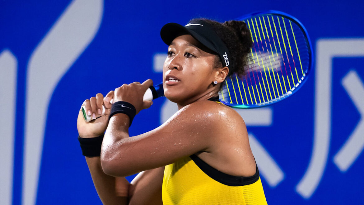 Naomi Osaka stuns in tiny backless mini dress and flower detail heels Naomi Osaka stuns in tiny backless mini dress and flower detail heels