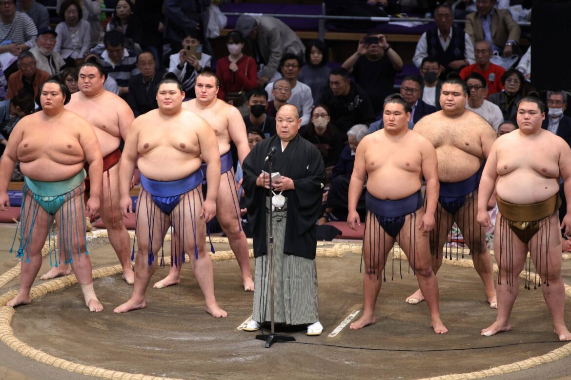 As Japan’s female leader rises, can she cross sumo’s sacred line?