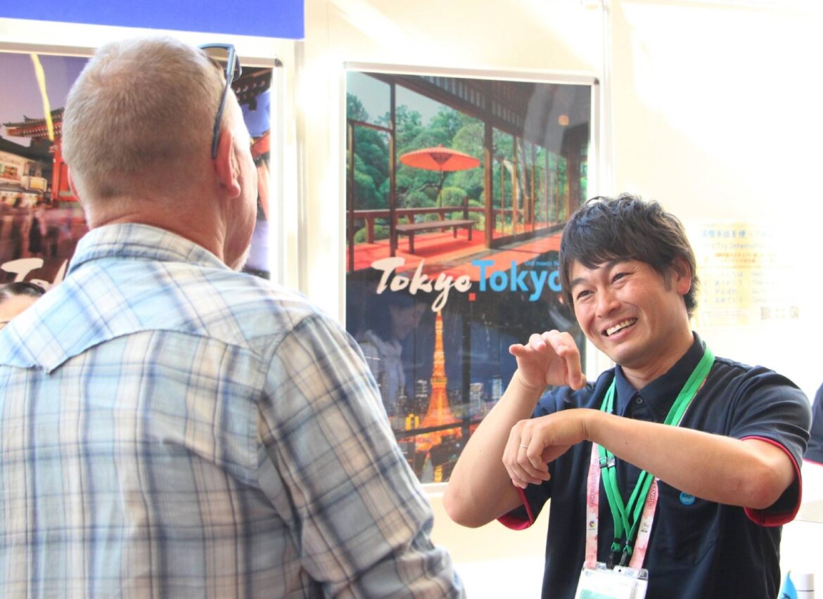 Tokyo Deaflympics sign interpreter wants more to learn International Sign Tokyo Deaflympics sign interpreter wants more to learn International Sign