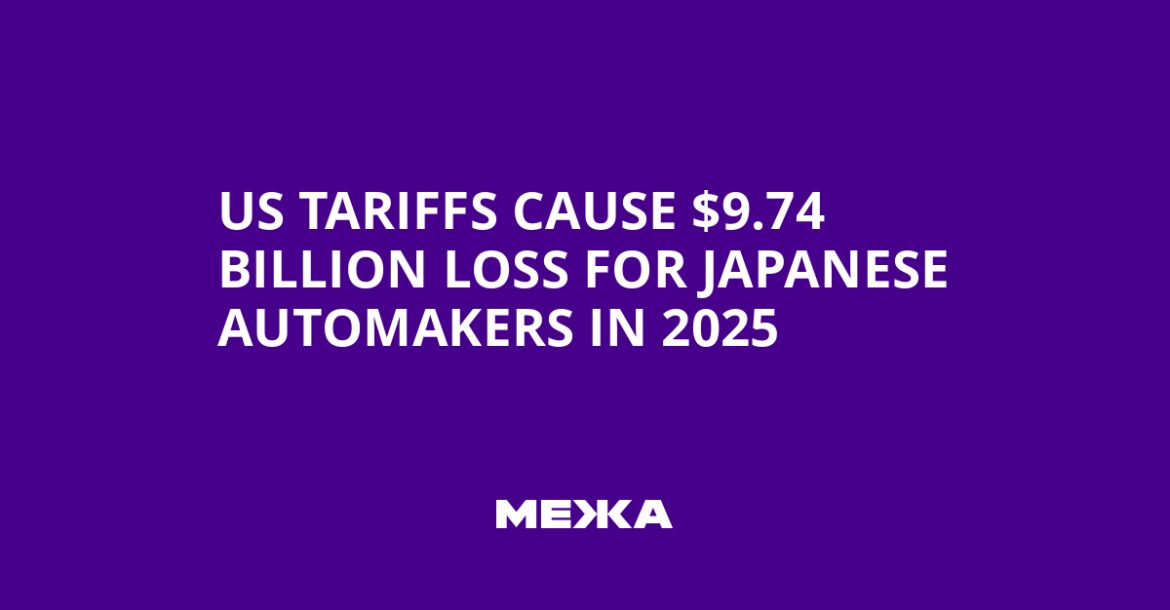 US Tariffs Cause $9.74 Billion Loss for Japanese Automakers in 2025 | Ukraine news