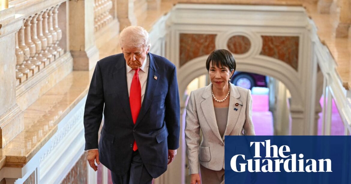 Japanese PM promises golden age in relations with US during Trump visit | Japan Japanese PM promises golden age in relations with US during Trump visit | Japan