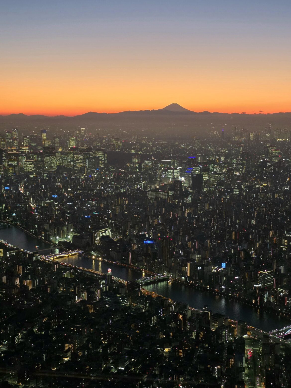 Fuji-san came out to play :)