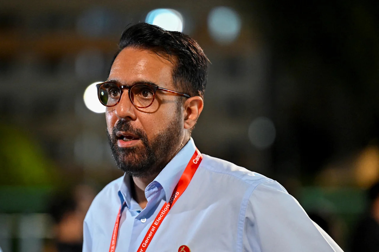 Workers' Party Candidate for Aljunied GRC, Pritam Singh looks on, at a Workers' Party supporters assembly area for the results of the general election, in Singapore May 4, 2025. (PHOTO: REUTERS/Caroline Chia)