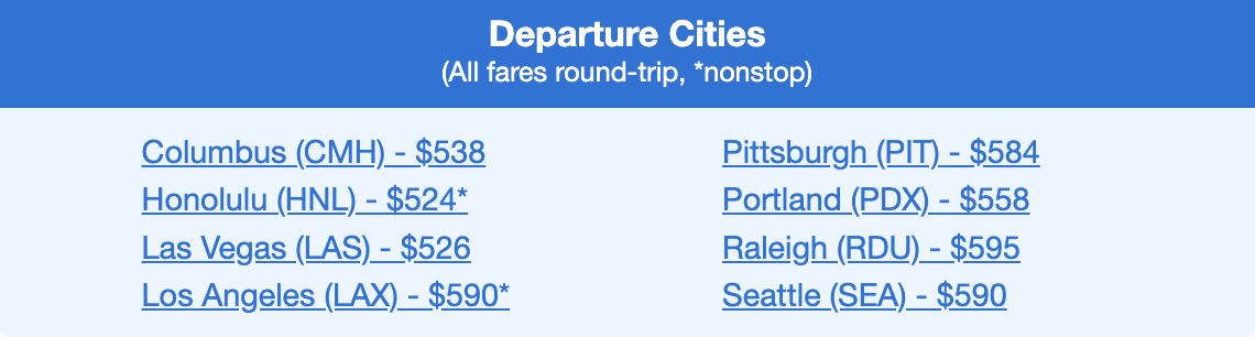 The Best Ways to Book Flights to Japan in 2025 or 2026 30 Tokyo fares in the $500s roundtrip.