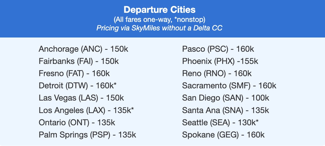 The Best Ways to Book Flights to Japan in 2025 or 2026 46 Delta One fares in Delta SkyMiles