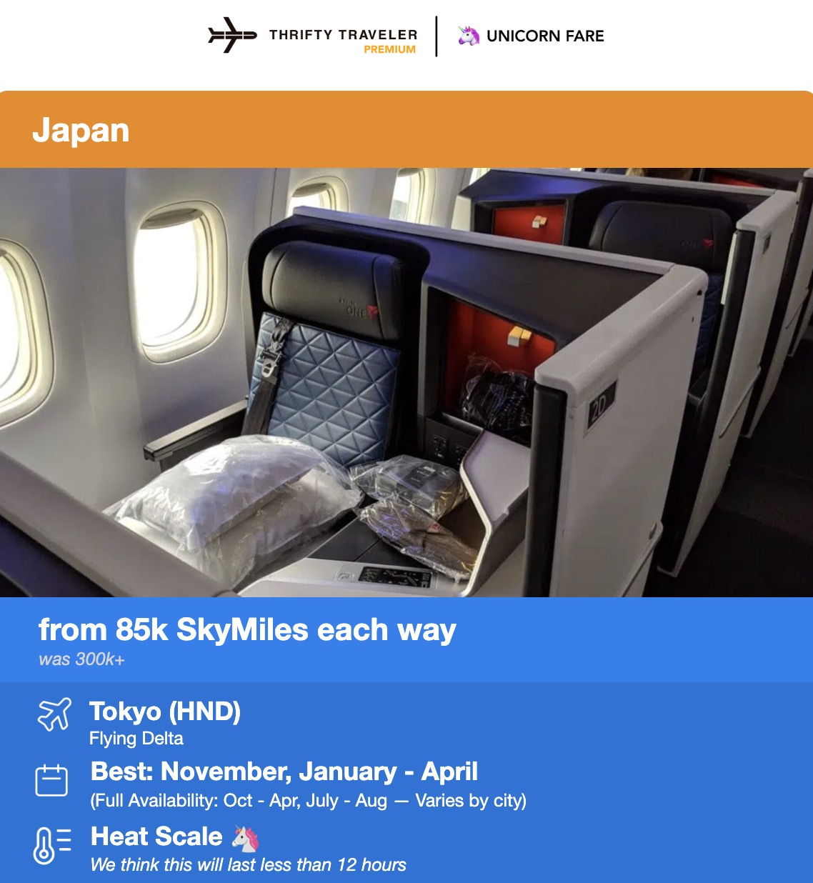 The Best Ways to Book Flights to Japan in 2025 or 2026 45 Delta One bookable with SkyMiles
